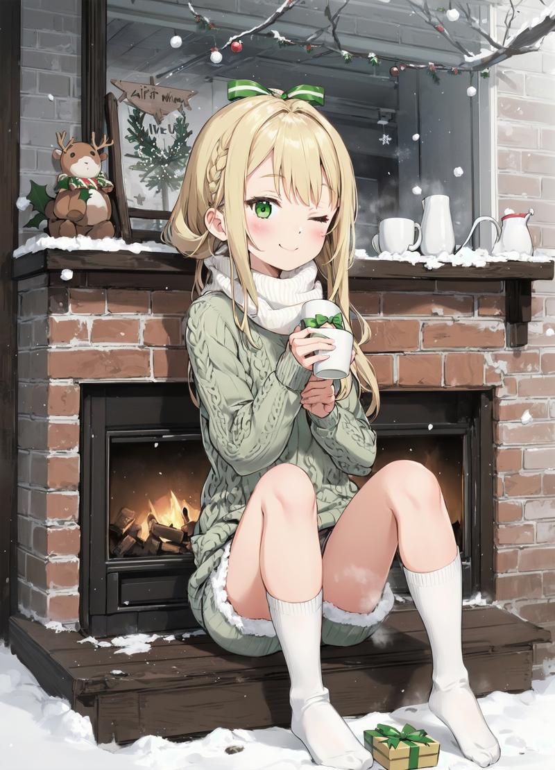 18612-3304497930-best_quality masterpiece__1girl solo window christmas_tree gift cup christmas socks long_hair one_eye_closed green_e.jpg